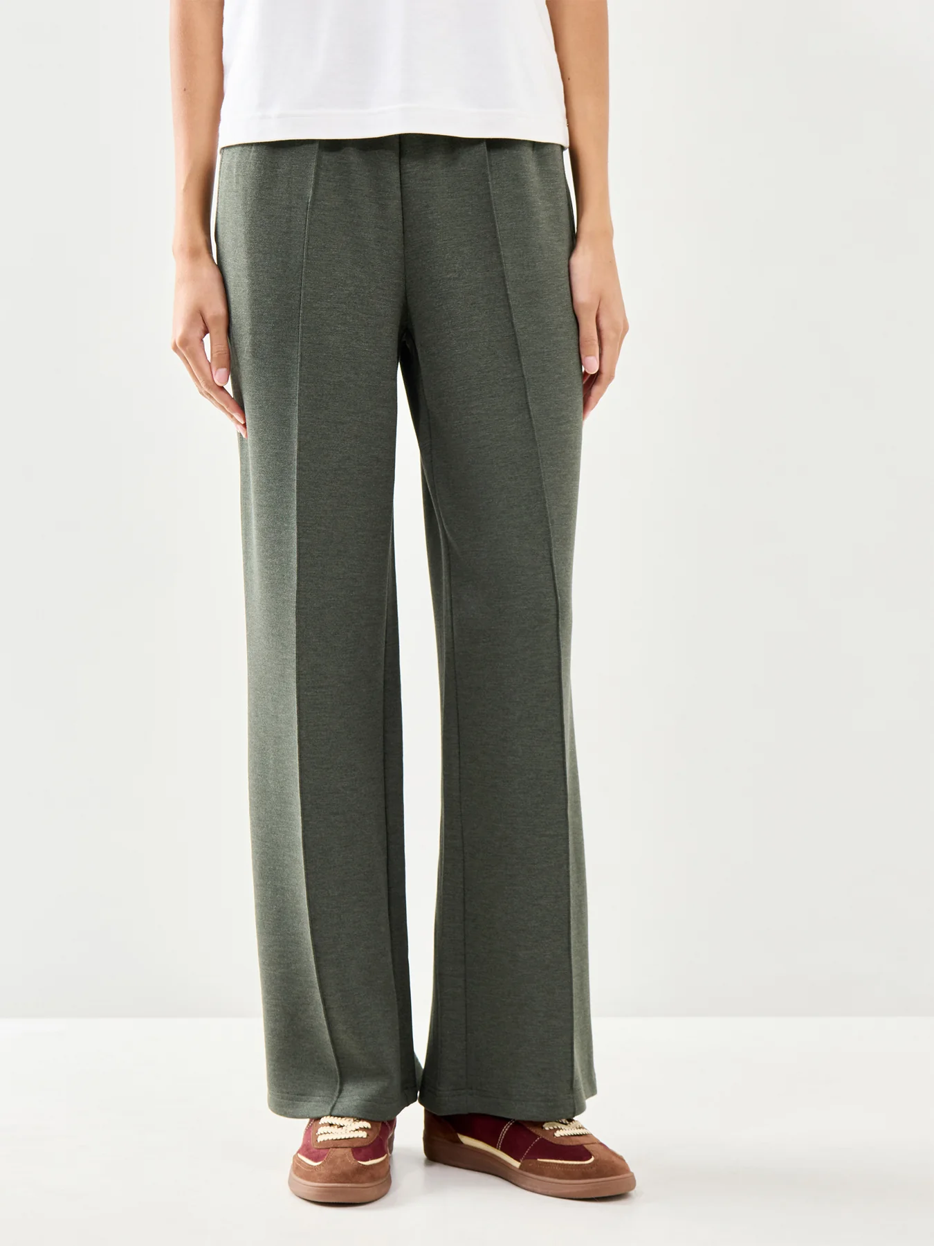 Wide Leg Pant Khaki - Image 4