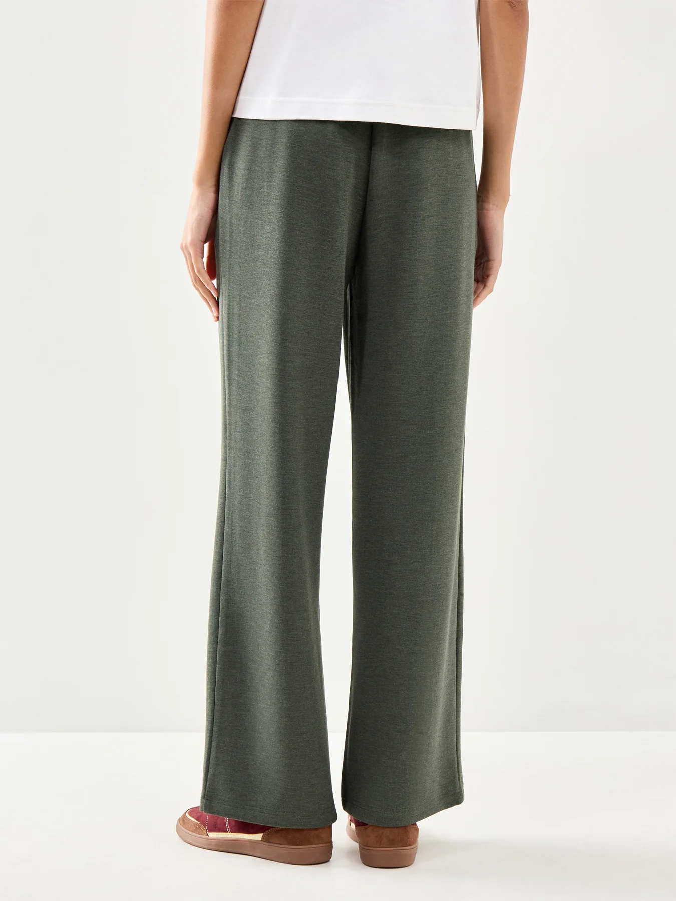 Wide Leg Pant Khaki - Image 5