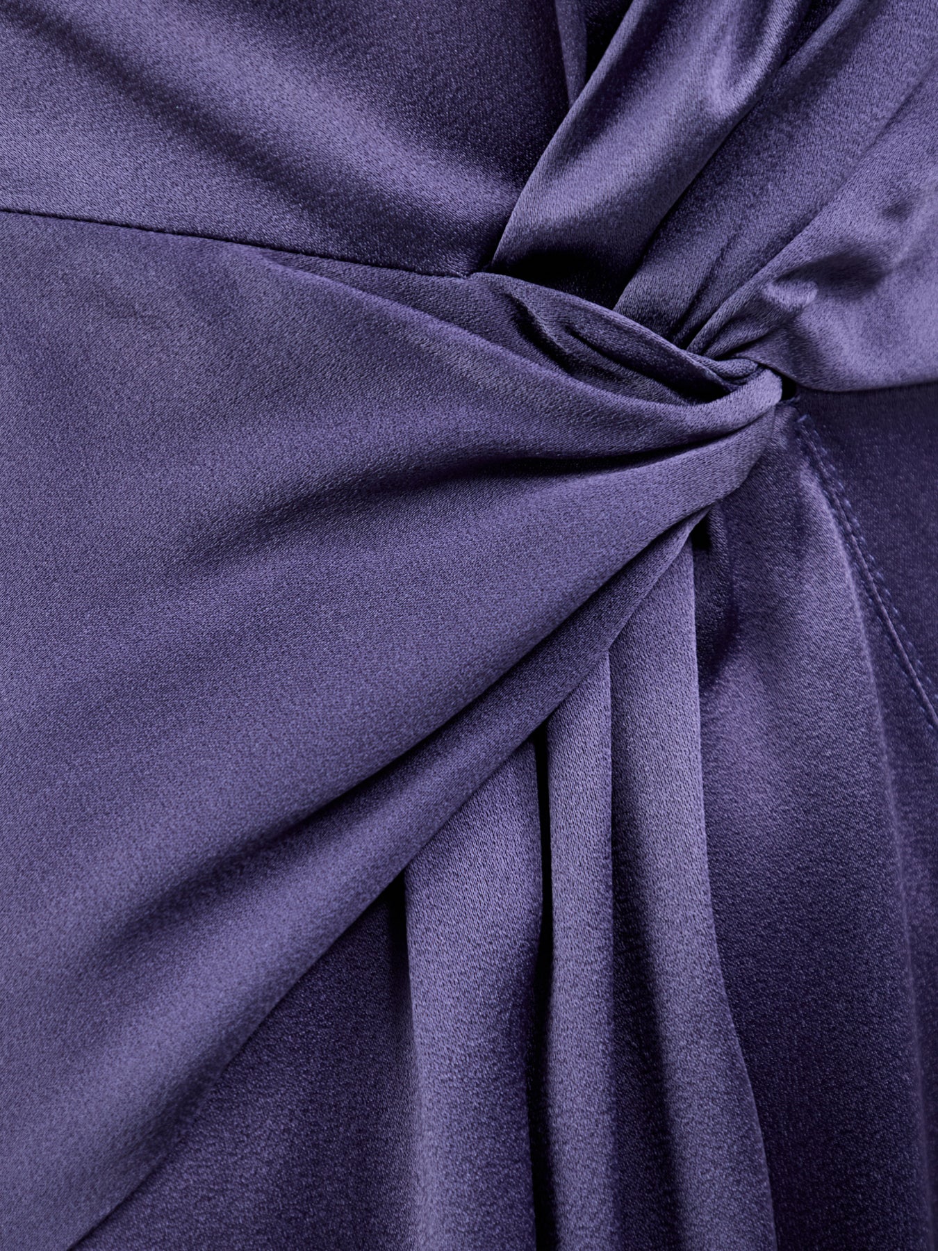 Twist Waist Midi Dress Purple - Image 3
