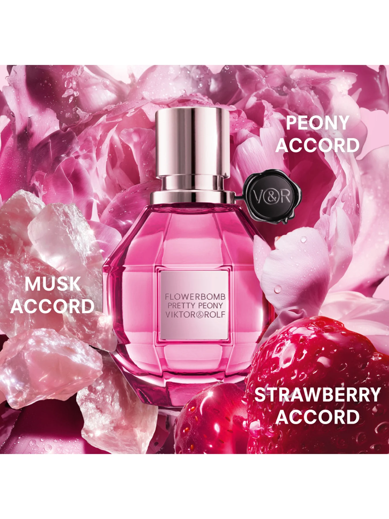 Viktor & Rolf Flowerbomb Pretty Peony Eau de Parfum 30ml - Image 3