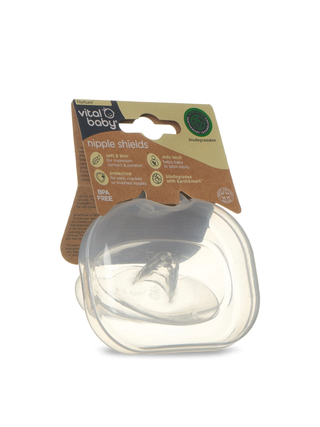 Nipple Shields 2 Pack White - Image 2