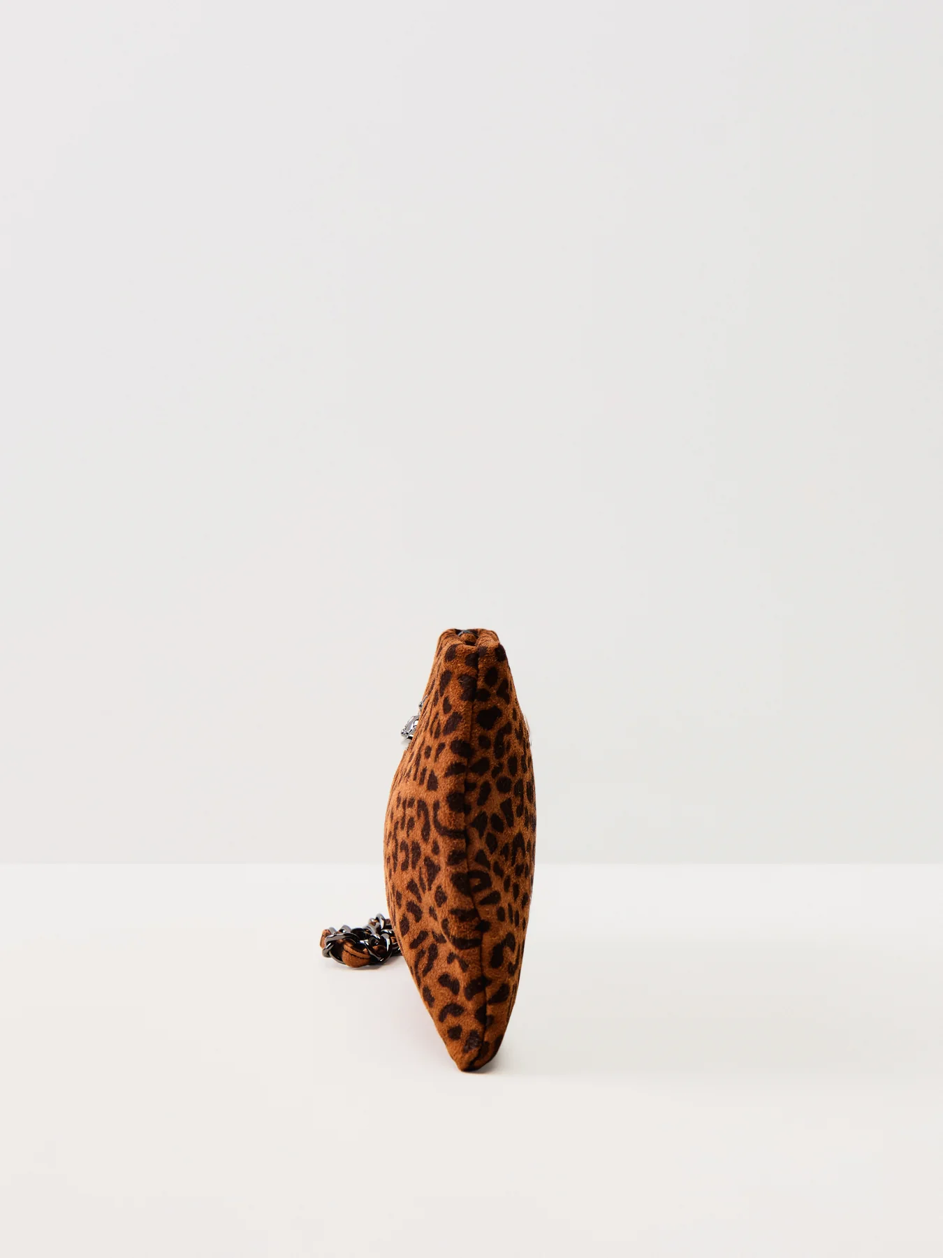 Sadie Wristlet Pouch Leather Leopard - Image 4