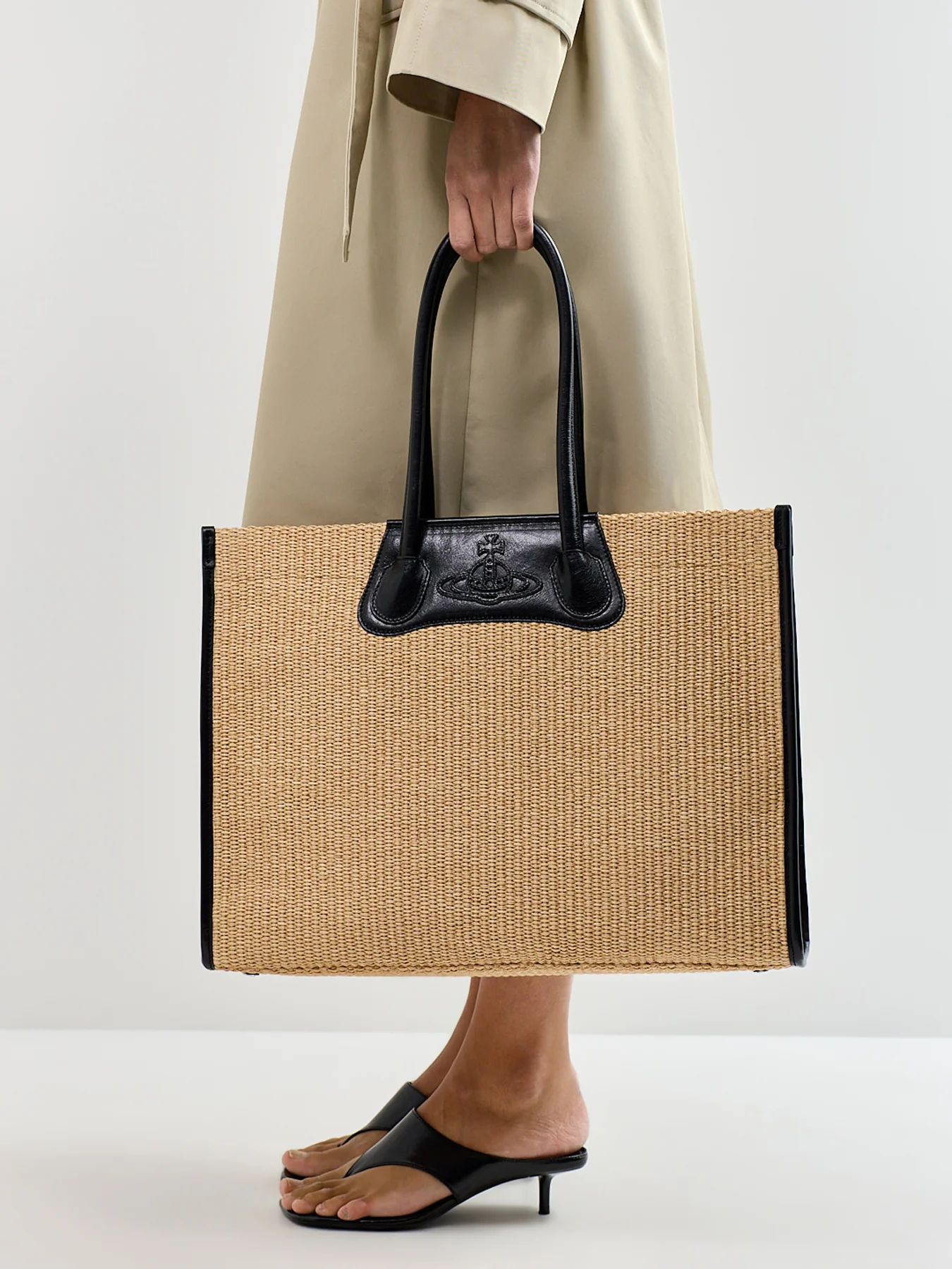 Troy Tote Bag Beige - Image 2