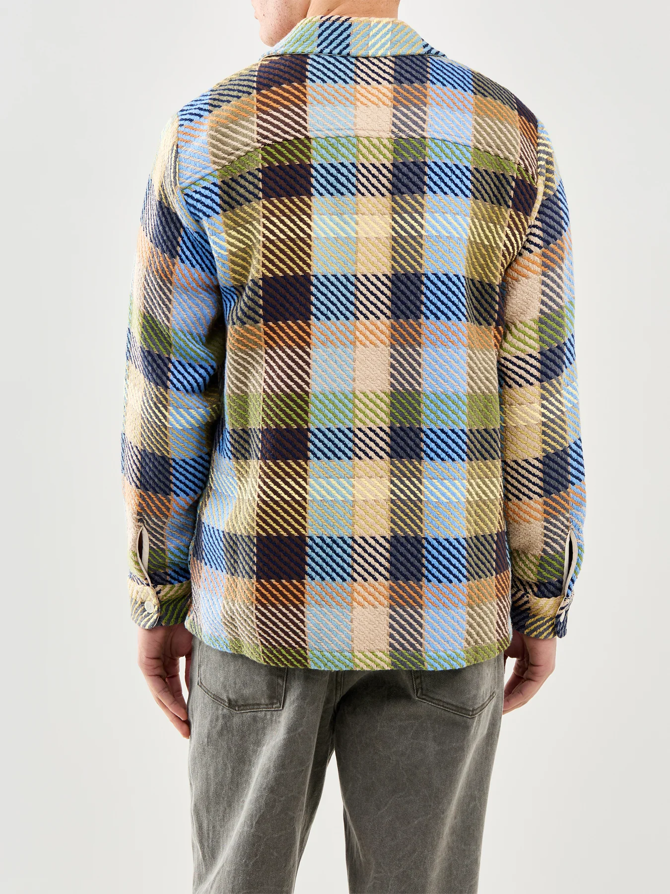 Whiting Checked Overshirt Multi - Image 5