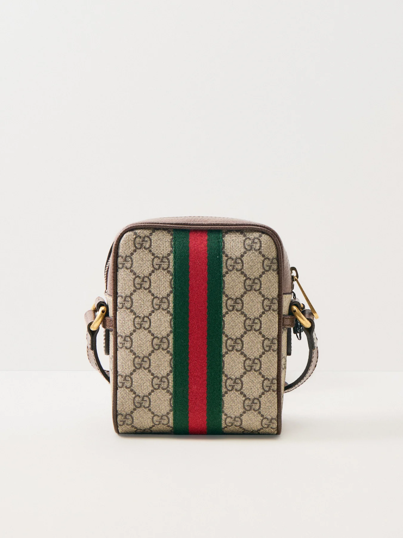 Vintage Gucci Ophidia GG Mini Messenger Brown - Image 3