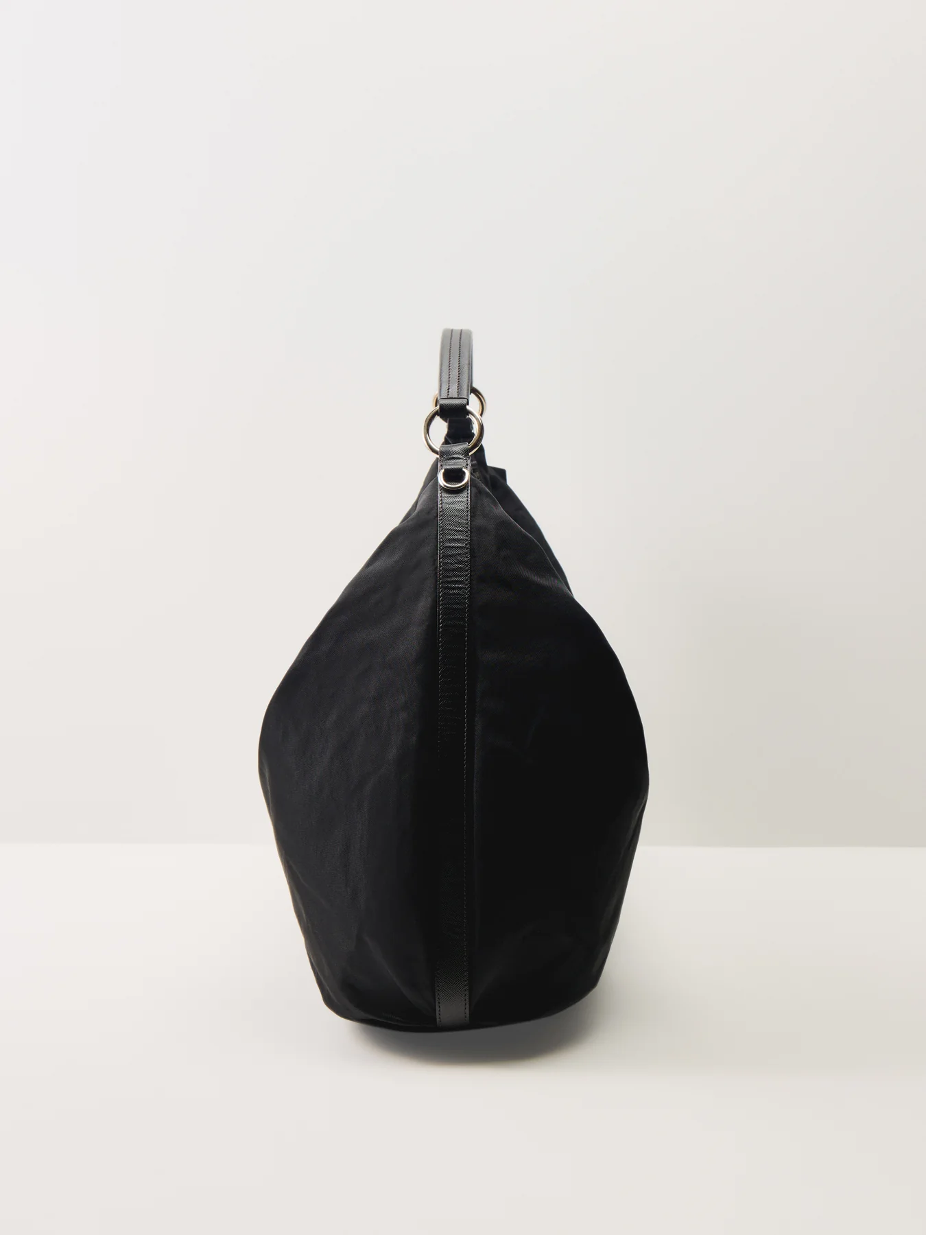 Nylon Convertible Tote Black - Image 4