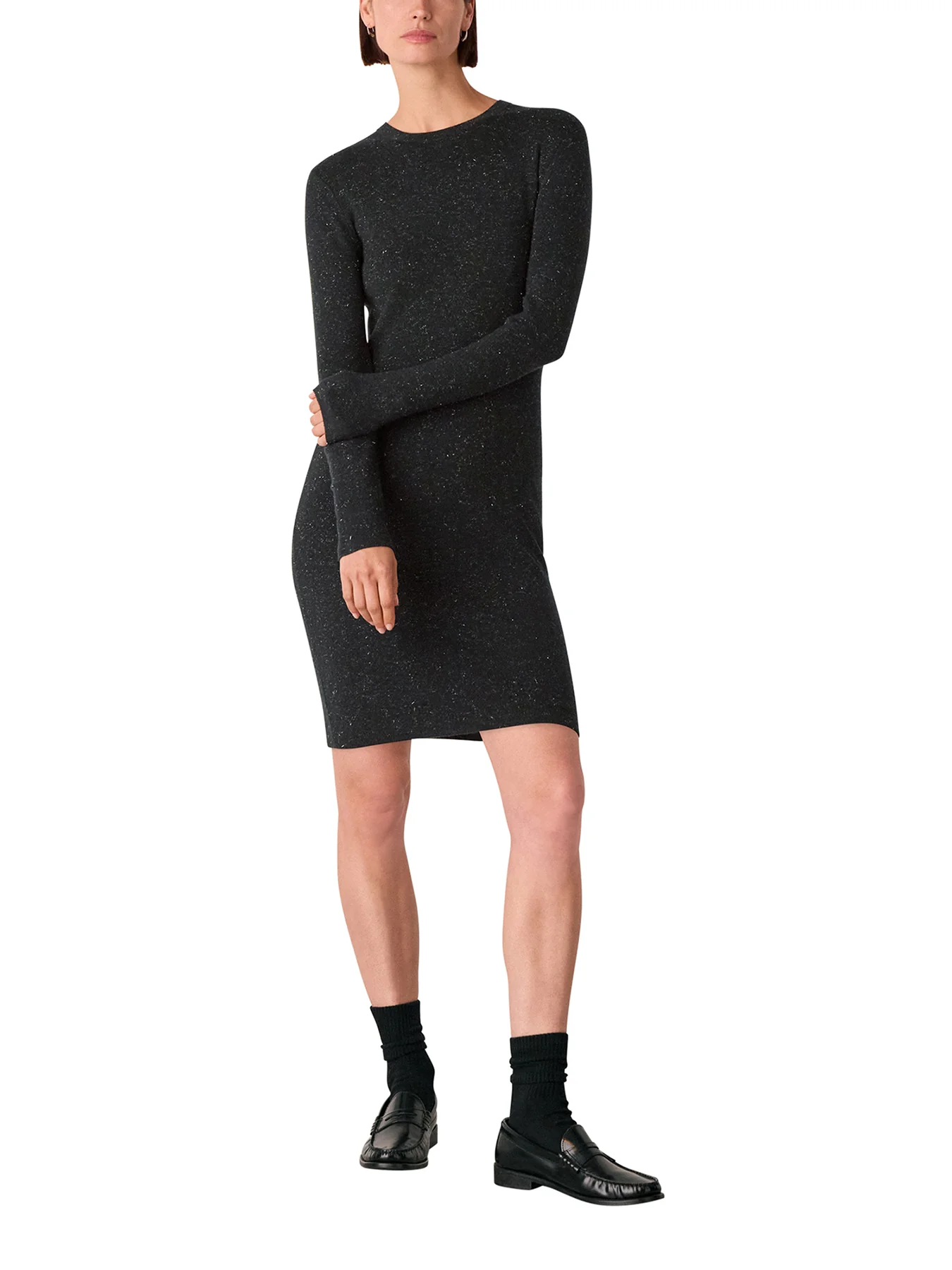 Annie Sparkle Short Knit Dress - Image 2