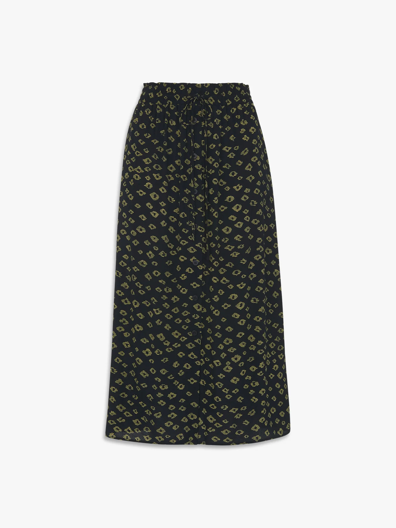 Abstract Gem Print Skirt