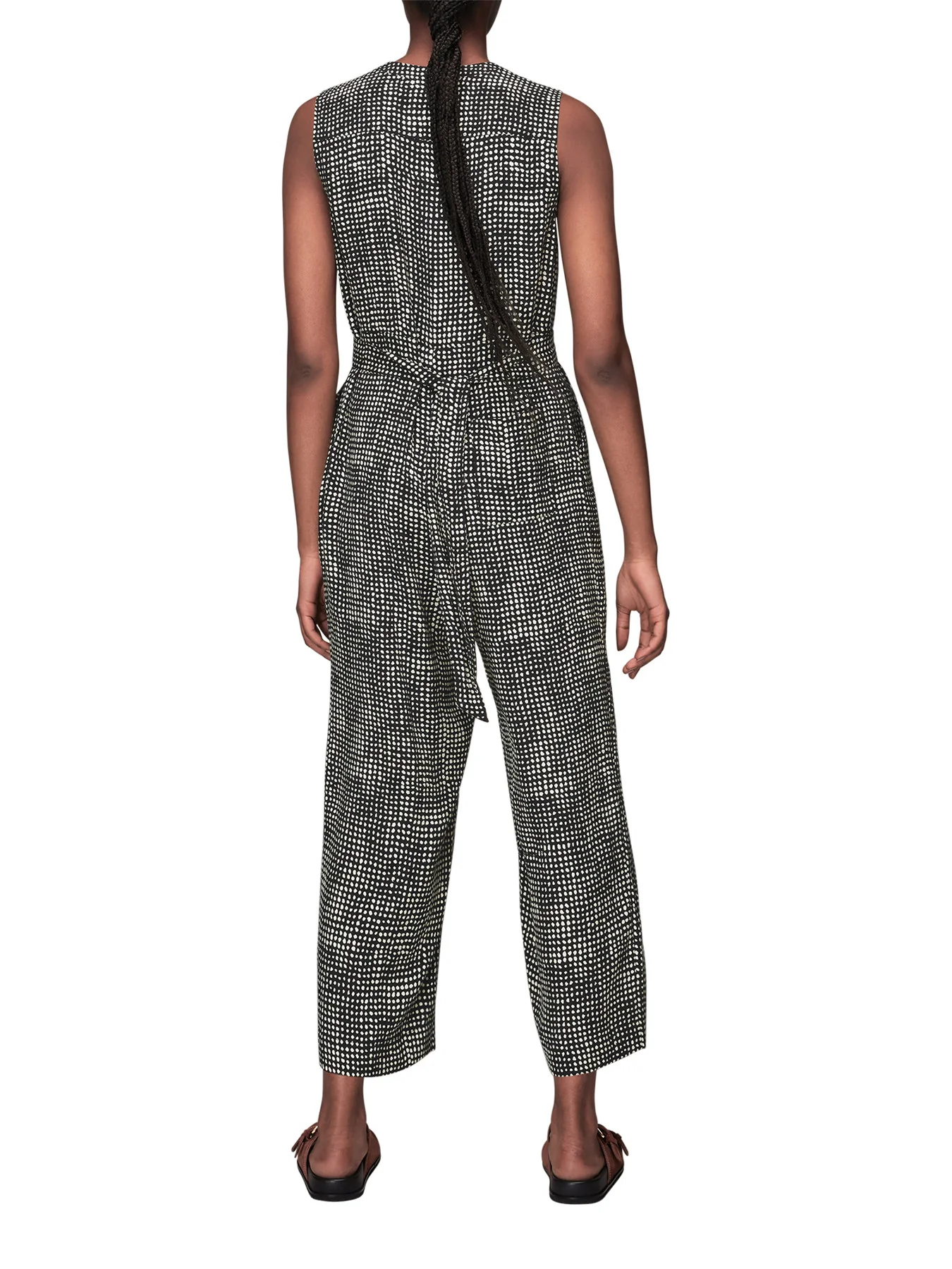 Josie Spotted Check Jumpsuit - Image 3