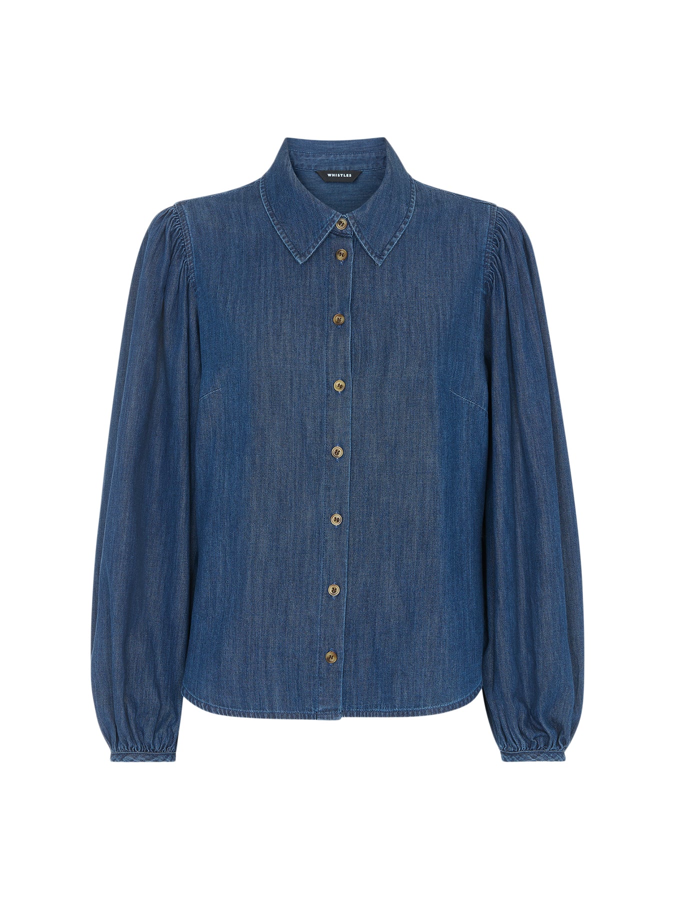 Chambray Cotton Shirt Blue