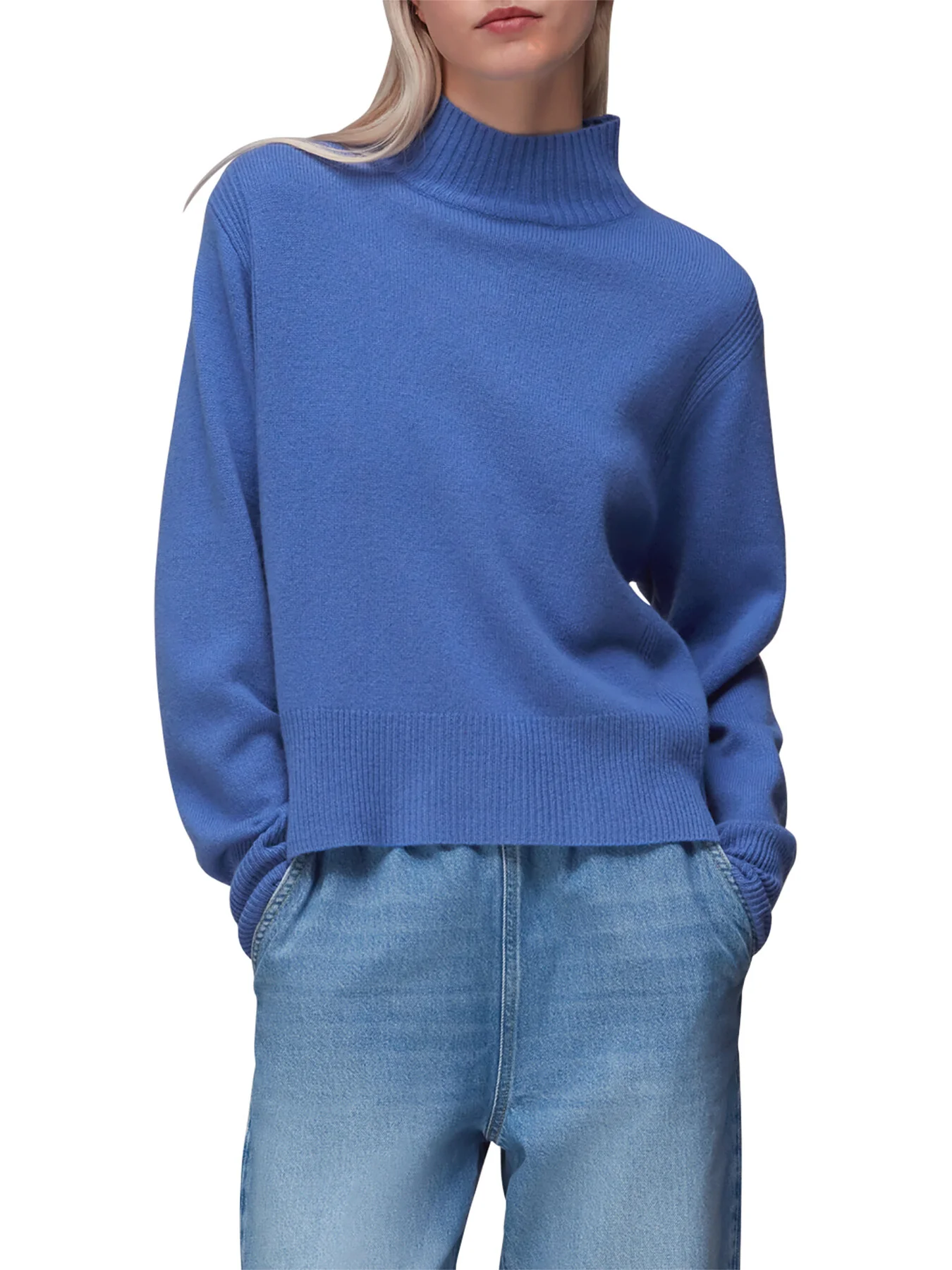 Ferne Wool Funnel Neck Jumper - Image 2