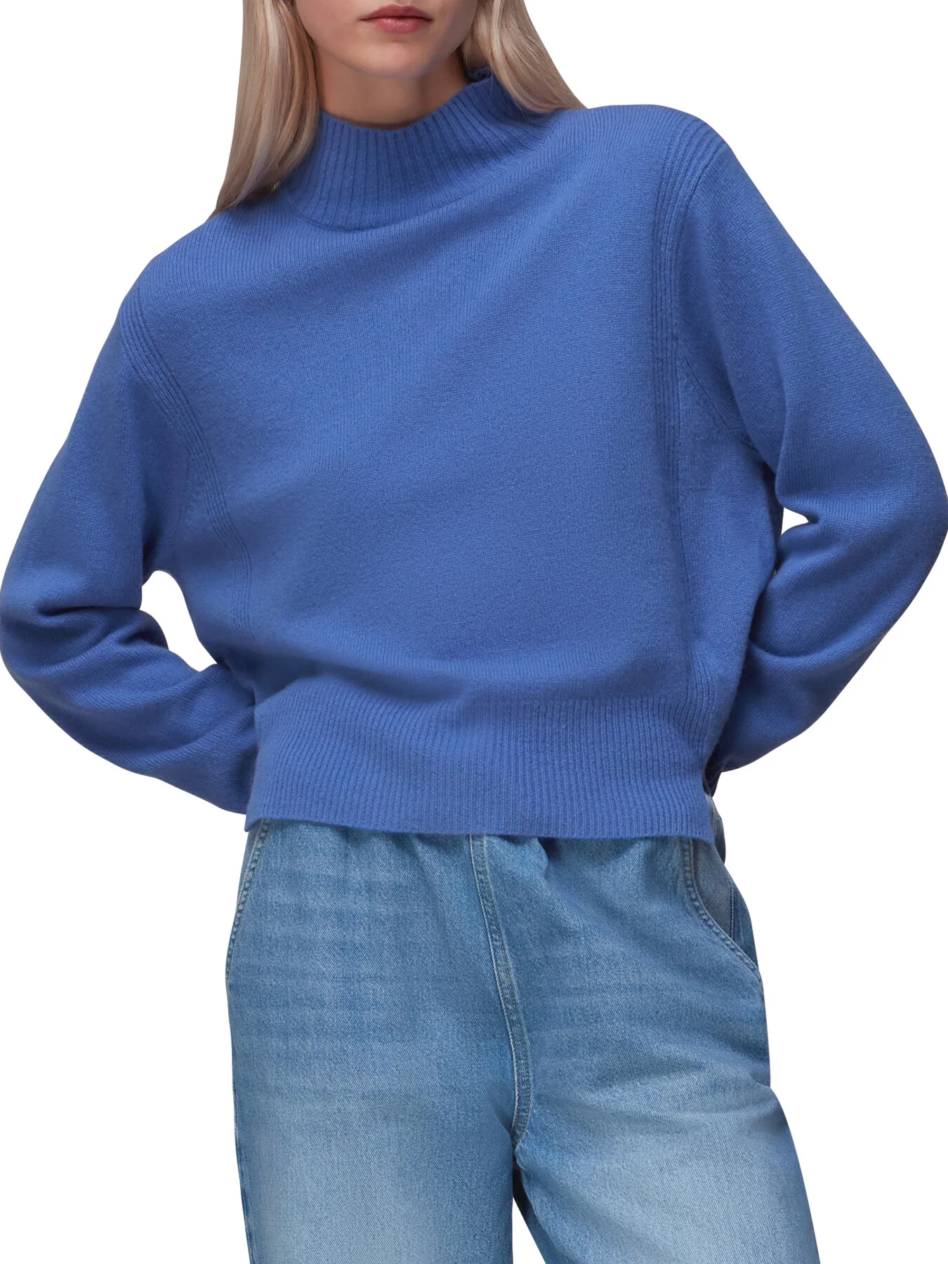 Ferne Wool Funnel Neck Jumper - Image 4