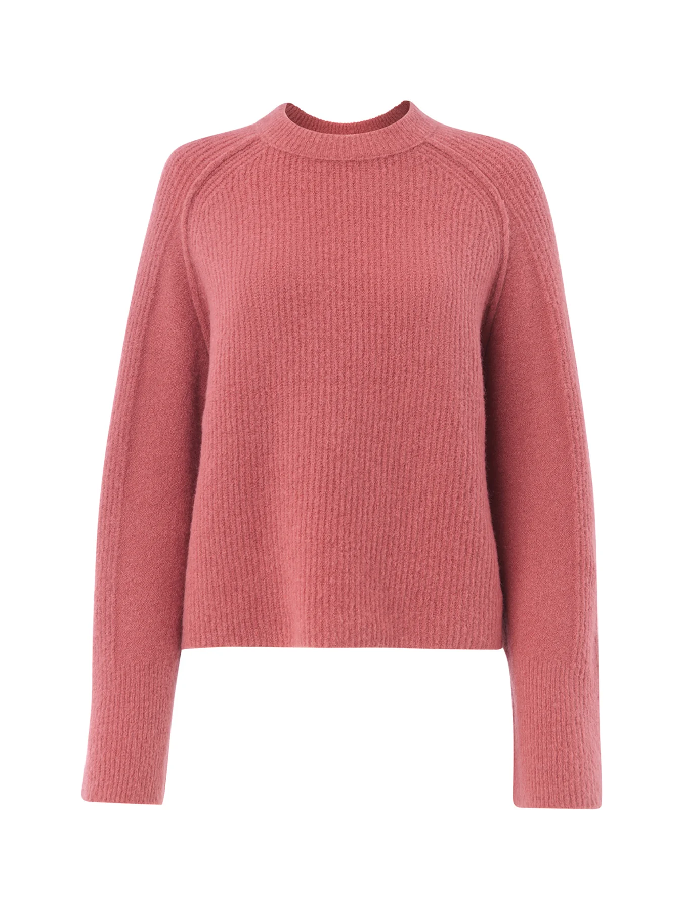 Aria Wool Crew Knit Pink