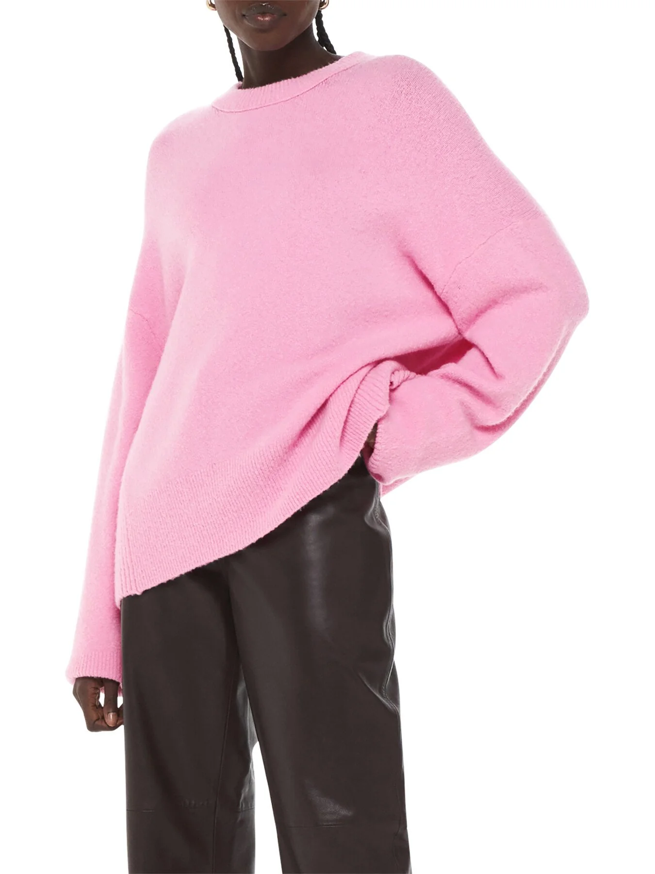 Textured Boyfriend Crew Neck - Image 2