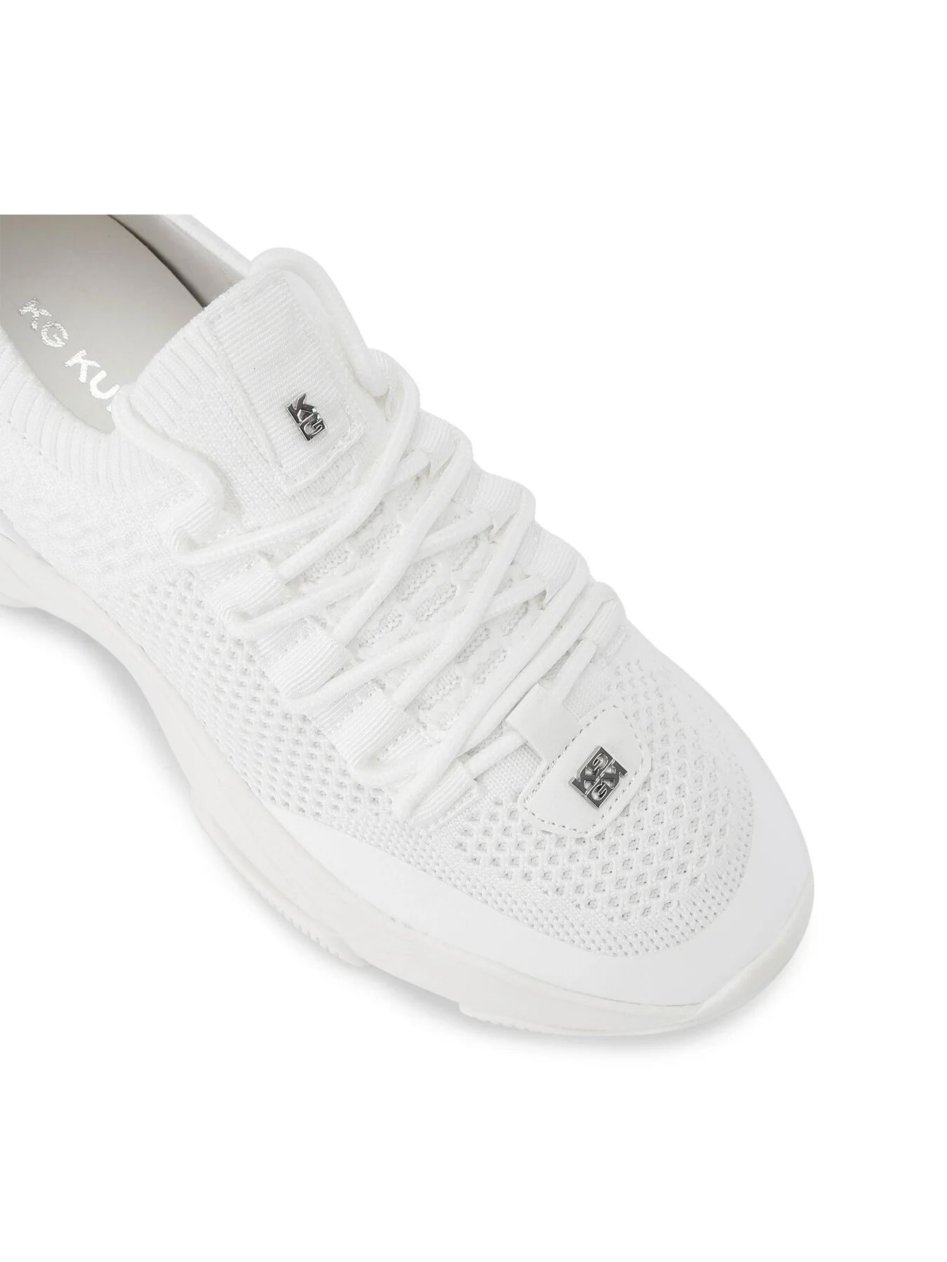 Lively Knitted Lace Up Trainers - Image 4