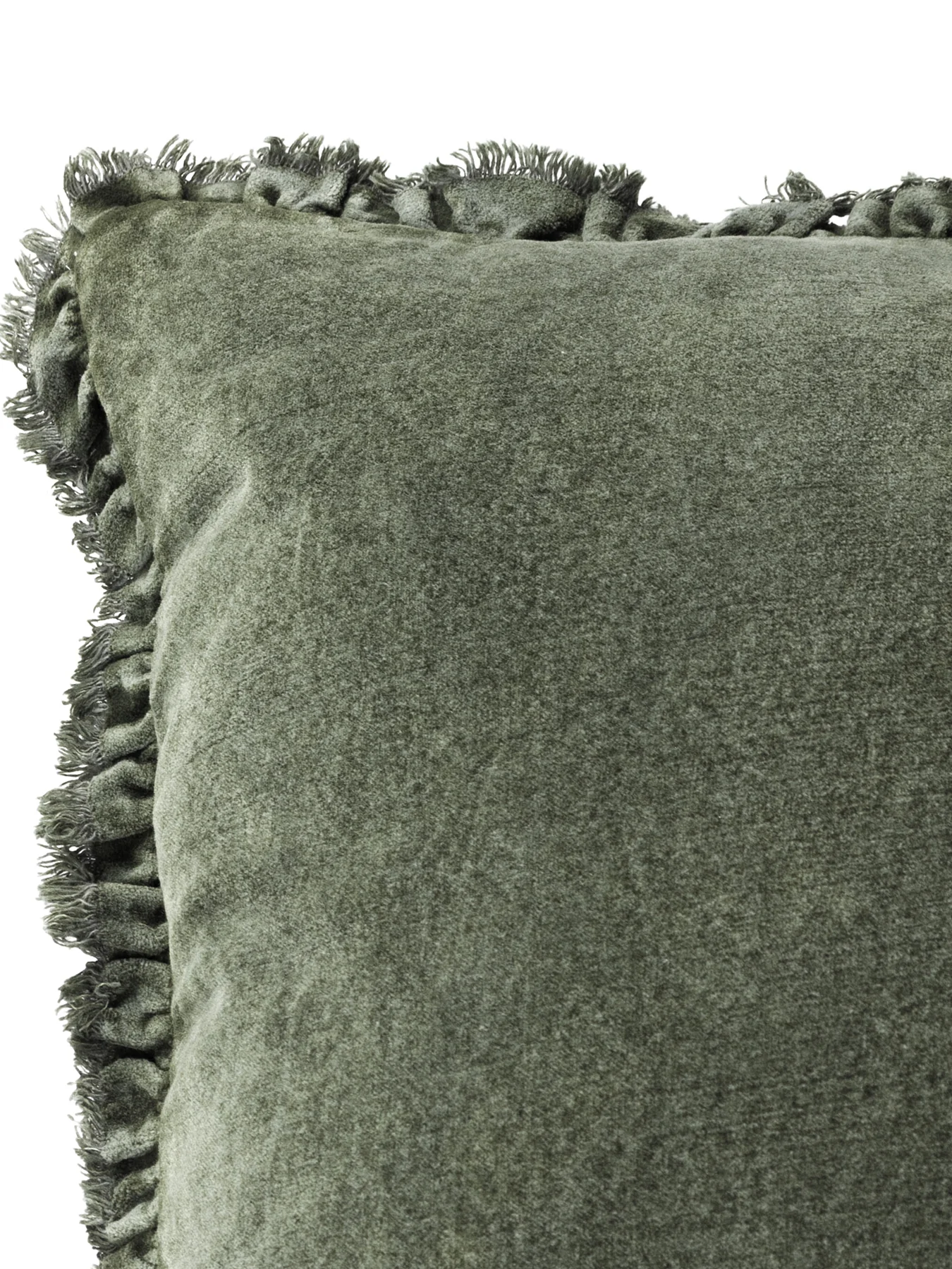Bertie Feather Cushion Moss - Image 4