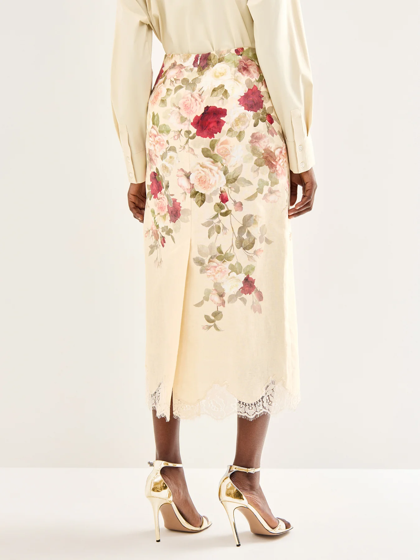 Hypnotic Pencil Skirt Cream - Image 5