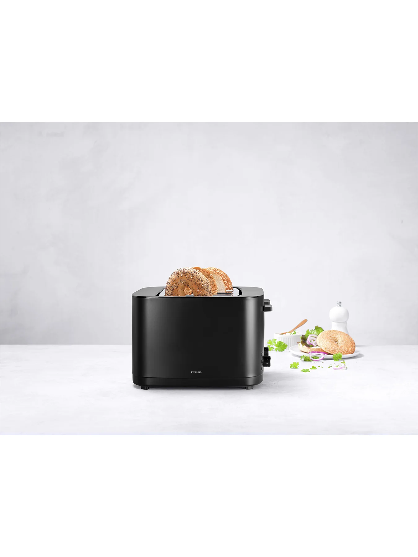 2 Slice Toaster with Bun Warmer Black - Image 3